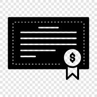 bank note, bank transfer, bank check, bank statement icon svg