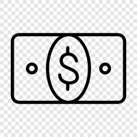 Bank, Savings, Investing, Bills icon svg