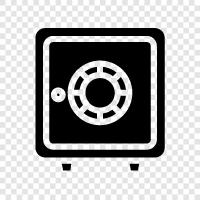 bank, safe, security, deposit icon svg