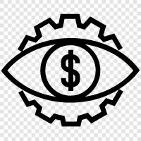 Bank Surveillance, Credit Surveillance, Fraud Detection, Financial Monitoring icon svg