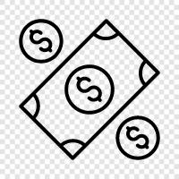 banking, investing, currency, stocks icon svg