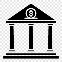 Banking, Credit Union, Loans, Savings icon svg