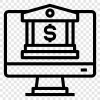 Banking, Online Banking icon svg