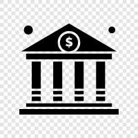 Bank, Finanzen, Kredite, Kredit symbol