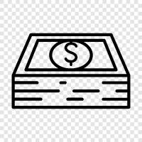 Banking, Cash, Credit, Investing icon svg