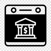 Banking, Credit Union, Loans, Investments icon svg