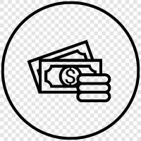 Banking, Investing, Economy, Monetary System icon svg