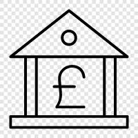 banking, financial institution, investment, stocks icon svg