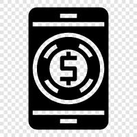 banking, check deposits, online banking, mobile banking icon svg