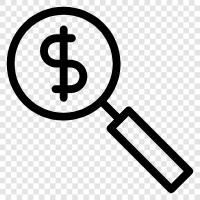 banking, investing, economics, money market icon svg