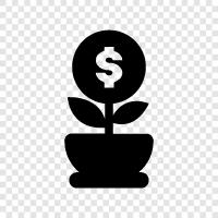 banking, investments, stocks, currencies icon svg