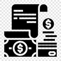 Banking, Investing, Business, Economics icon svg