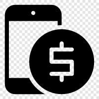 banking on the go, banking apps, banking for iPhone, banking for Android icon svg