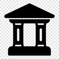 banking system, banking stocks, banking sector, banking company icon svg