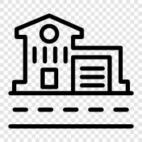 Banks, Financial Institution, Savings and Loan, Credit Union icon svg