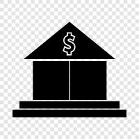 Banks, Credit, Loans, Deposit icon svg