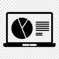 bar chart, histogram, pie chart data, pie chart example icon svg