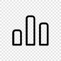 bar chart, data visualization, ggplot2, Statistical Package icon svg