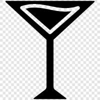 Bar Glass, Martini Glass, Wine Glass, Cocktail Glass Значок svg