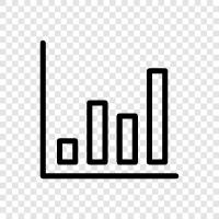 bar graph, bar chart data, bar graph data, bar chart examples icon svg