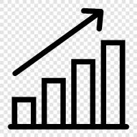 bar graph, line graph, pie chart, Venn diagram icon svg