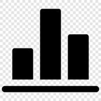 bar graph, bar graph data, bar graph trends, bar graph examples icon svg