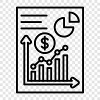 bar graph, data chart, graph, line graph icon svg