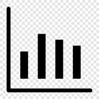 bar graph, bar charting, bar graphs, bar graph example icon svg