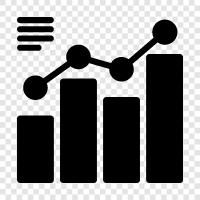 bar graph, line graph, pie chart, scatter plot icon svg