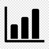 bar graph example, bar graph data, bar graph trends, bar graph analysis icon svg
