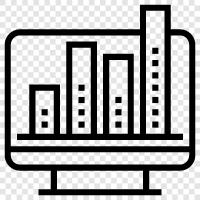 bar graph, bar graph data, bar graph trend, bar graph analysis icon svg