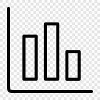 bar graph, graphic, diagram, data icon svg