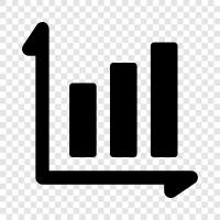 bar graphs, bar chart data, bar chart trends, bar chart example icon svg