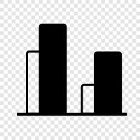 bar, line, pie, scatterplot ikon svg