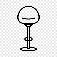 bar stools, bar set, bar table, bar top icon svg