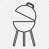 barbecue, grill pan, gas grill, charcoal grill icon svg