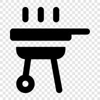 barbecue grill, outdoor grill, grill, outdoor cooking icon svg