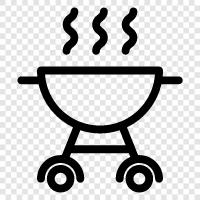 barbecue, grill, pork, beef icon svg