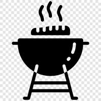 barbeque, grill, smoker, recipes icon svg