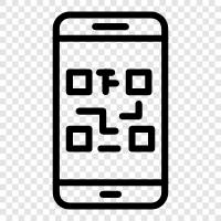 barcode, code, reading, scanning icon svg