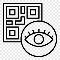 barcodes, QR codes, 2D barcodes, 3D barcodes icon svg