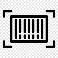 barcodes, code, data, identification icon svg