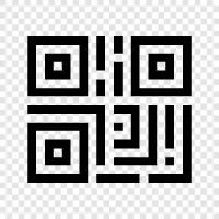 barcodes, QR code scanner, QR code creator, QR Code icon svg