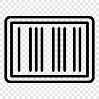 barcodes, symbology, identification, tracking icon svg