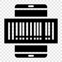 barcodes, bar code, scanning, identification icon svg