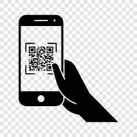 штрихкоды, 2D штрихкоды, 3D штрихкоды, коды QR Значок svg