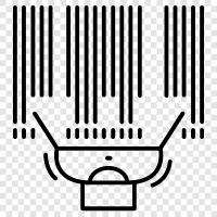 Barcoding, EAN13, UPC, ISBN icon svg