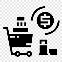 bargain, shopping cart, online shopping, store icon svg