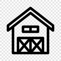 barnyard, animals, farmland, farming icon svg