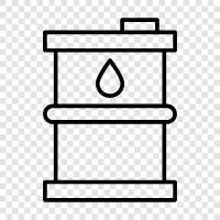 barrel, storage barrel, oil storage, oil barrel storage icon svg